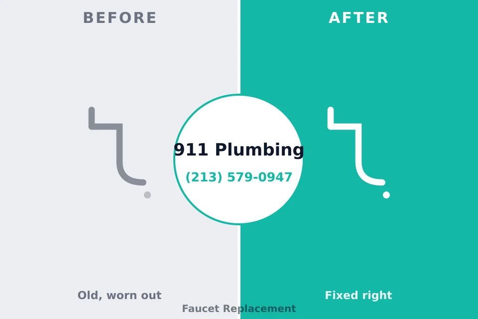 Before and after: plumbing company Wixom, MI